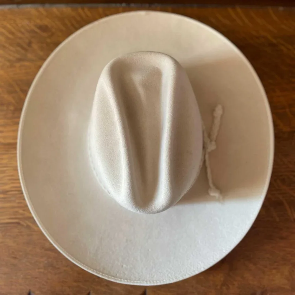 vintage 60s HBC felted wool 'stampede' cowboy hat - size 6 5/8 - Picture 3 of 8